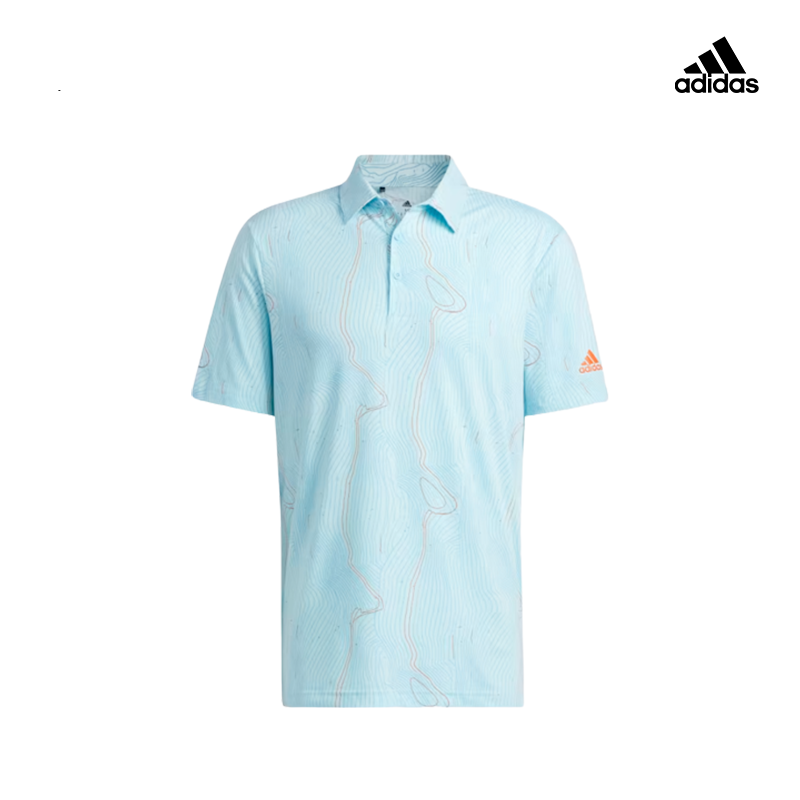 T-SHIRT ADIDAS COURSE MAP POLO HF6607 BLUE