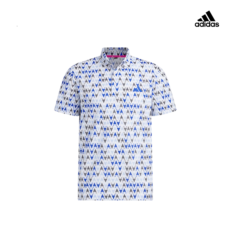 T-SHIRT ADIDAS ESS AOP POLO HT6835 BLUDAW