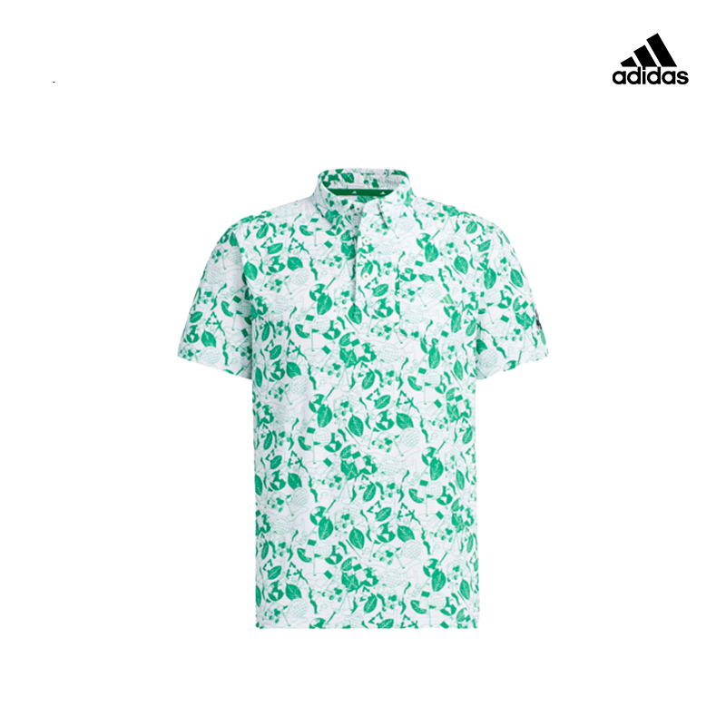 T-SHIRT ADIDAS PLAY GREEN SS GRAPHIC POLO HS9054 GREEN