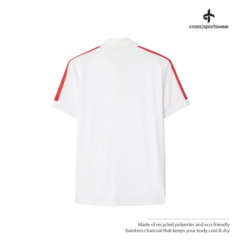 T-SHIRT CROSS M TOM POLO 1323731 WHITE