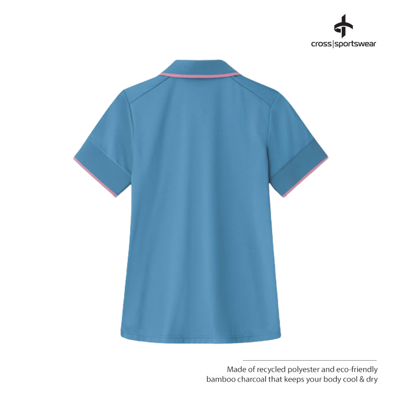T-SHIRT CROSS W HEART POLO 2324631 CELESTIAL