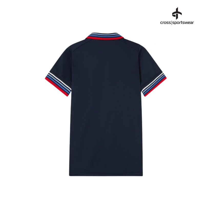 T-SHIRT CROSS W STRIPE POLO 2321521 NAVY