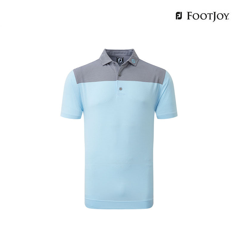 T-SHIRT FOOTJOY DM EOE BLOC LSL AF 82224 WT/TRBL/NV