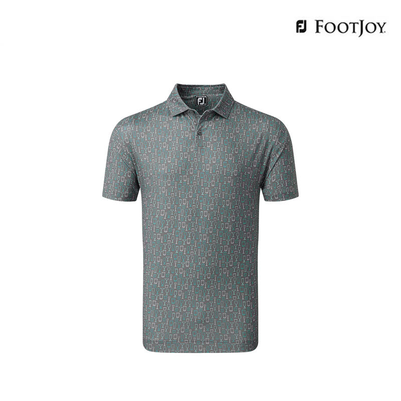 T-SHIRT FOOTJOY DS GLASS PRT LSL AF 82237 LAVA