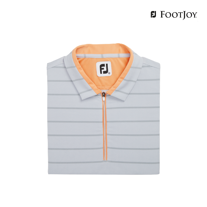 T-SHIRT FOOTJOY WOMEN 87342 CF CAPSLV BDEYE STRIPE WM GRY