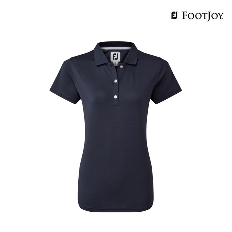 T-SHIRT FOOTJOY WOMEN 87351 CF SS HDSTH TRM PIQUE WM NAVY