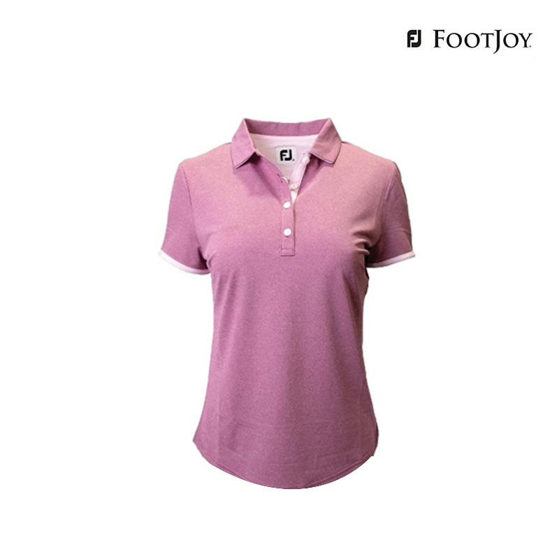 T-SHIRT FOOTJOY WOMEN 87352 CF SS HDSTH TRM PIQUE WM FIG