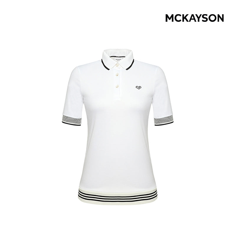 T-SHIRT MCKAYSON POLO T (SHORTS) MAW2TS203 FEMALE WHI