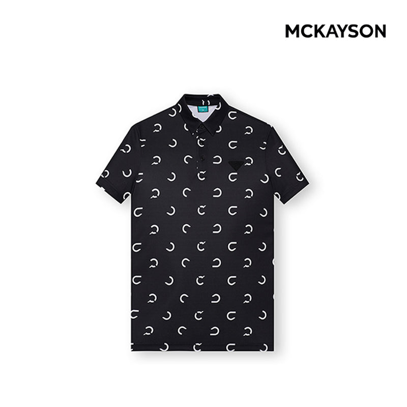 T-SHIRT MCKAYSON POLO T (SHORTS) MBM2TS107 MALE BLACK