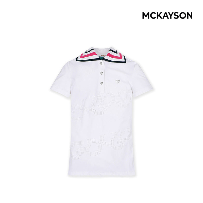 T-SHIRT MCKAYSON POLO T (SHORTS) MBW2TS102 FEMALE WHI