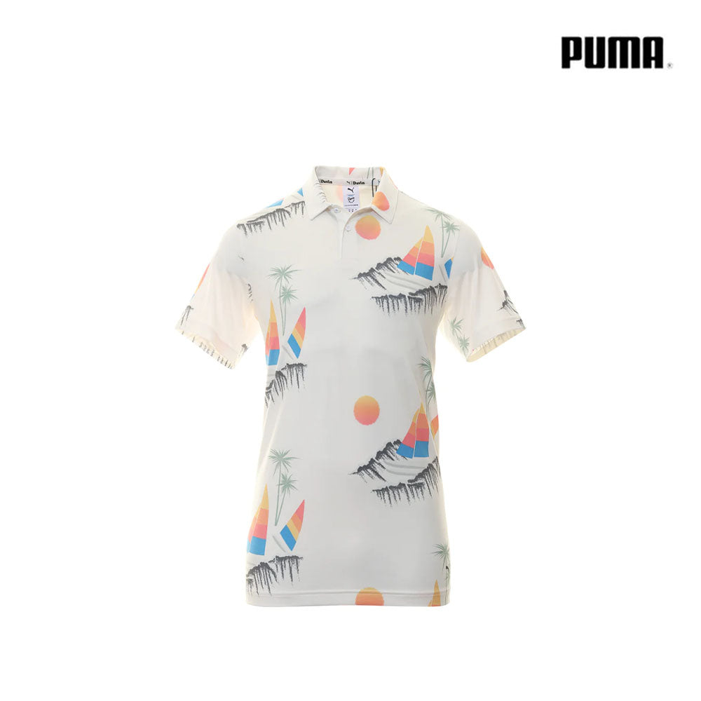 T-SHIRT PUMA MAN 622988 01 DUVIN POLO FROSTY WHITE