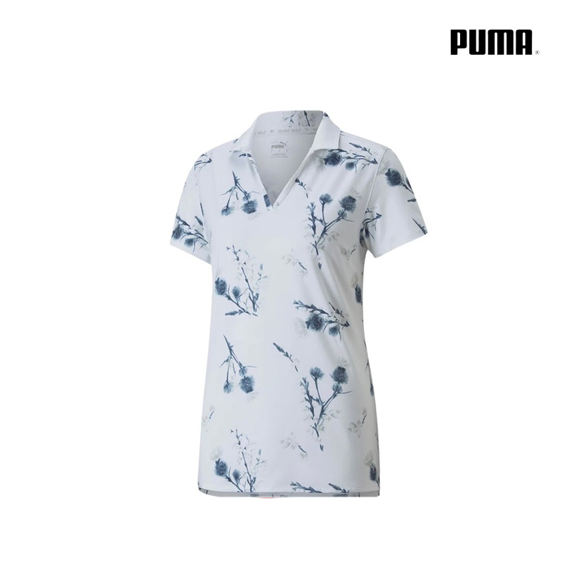 T-SHIRT PUMA WOMEN 53551001 MATTR LOWLANDS POLO WHITE