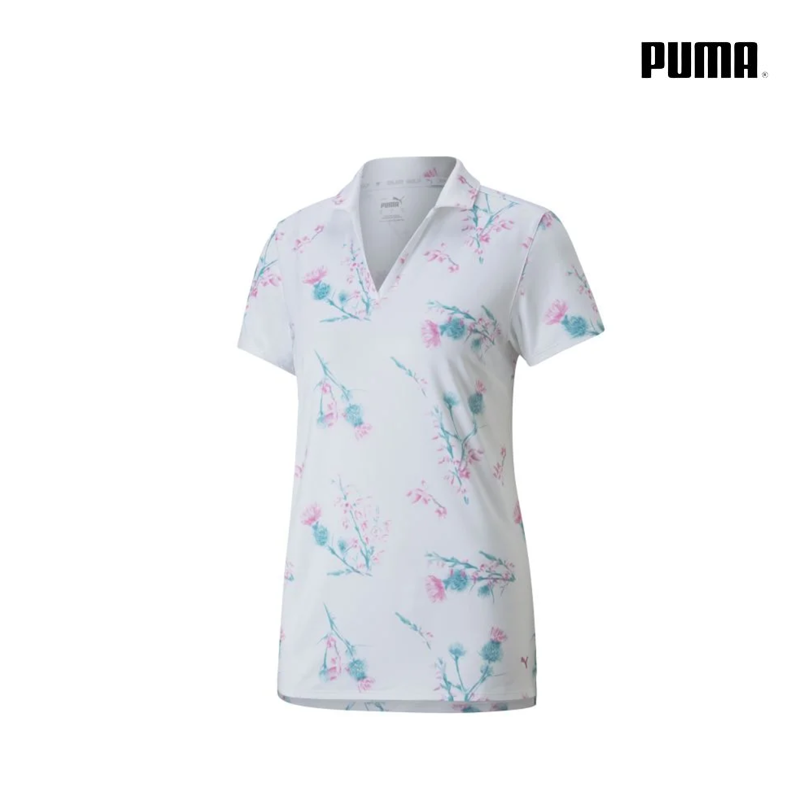 T-SHIRT PUMA WOMEN 53551002 MATTR LOWLANDS POLO WHITE