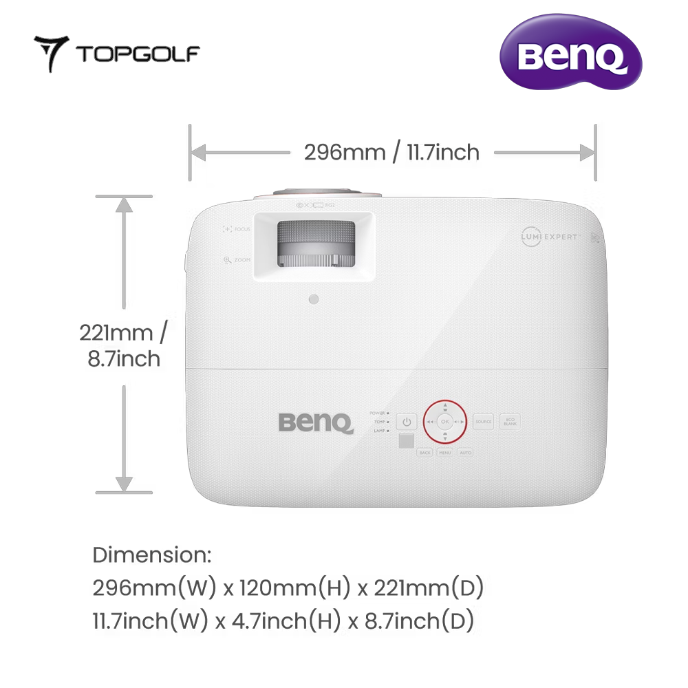 BenQ TH671ST Full HD Short Throw Projector – 3000lm
