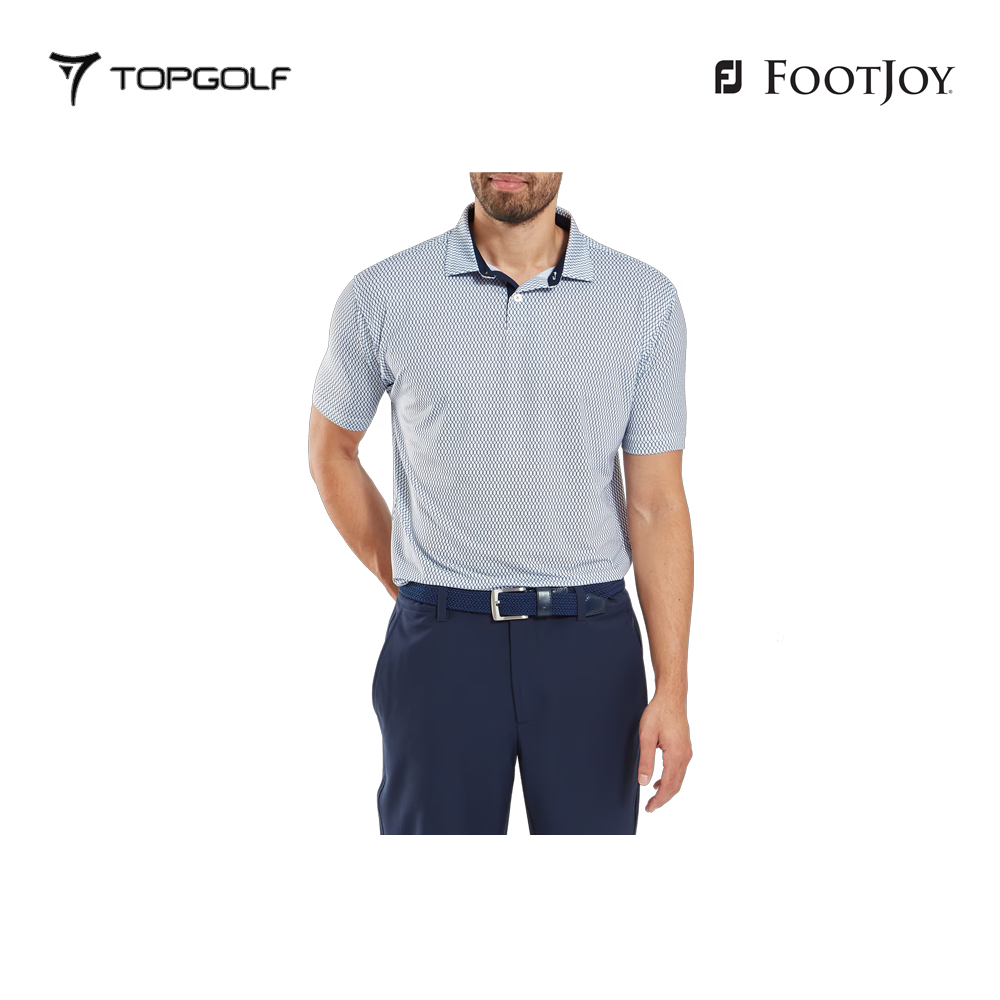 FOOTJOY POLO 32584 FS IRONGATE PRT LSL NAVY