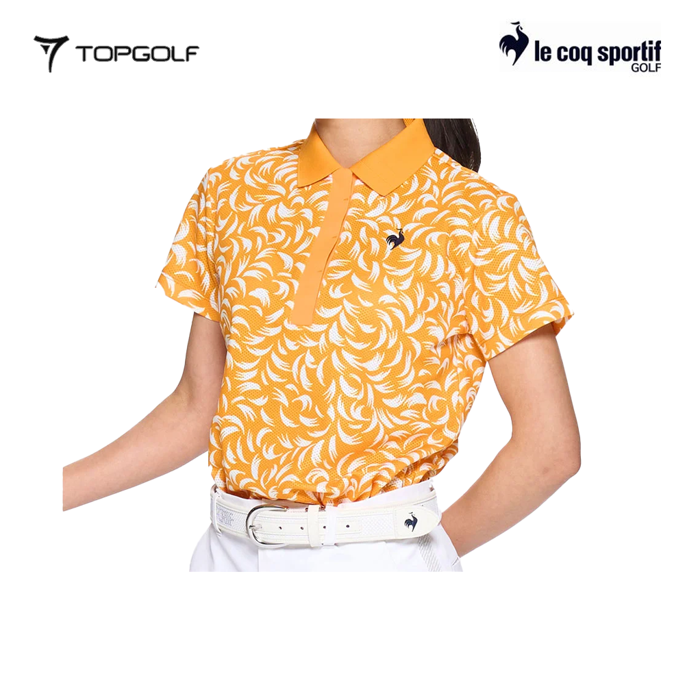 LE COQ POLO W LG5SHS12L A-LINE ROOSTER SHORT SLEEVE OR00 25SS