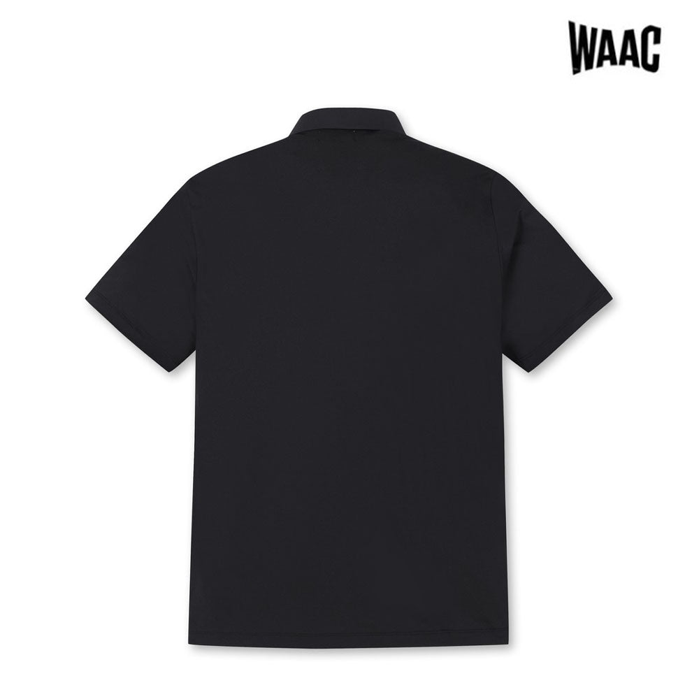 WAAC POLO SHIRT GG MEN WMTCM24501-BKX
