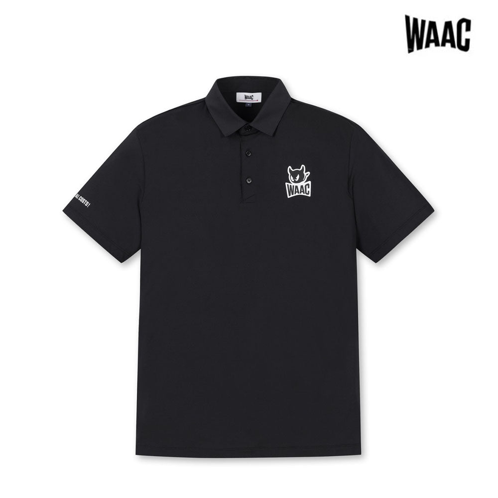 WAAC POLO SHIRT GG MEN WMTCM24501-BKX