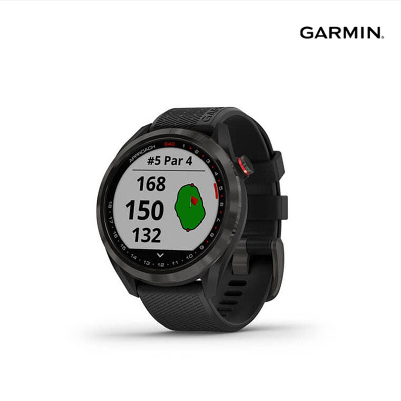 WATCH GARMIN APPROACH S42 GOLF GPS CARBON GRAY W/BLACK