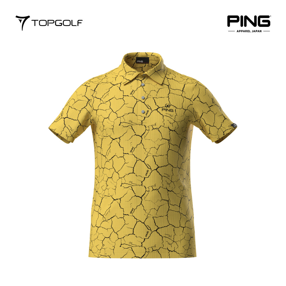 PING JAPAN Polo M 6215160377 – Polo Shirt Premium Pria SARAMAX UV Print Lengan Pendek 25SS