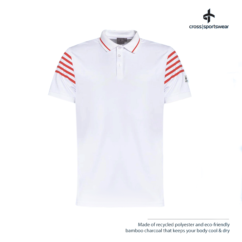 T-SHIRT CROSS M SPORTY POLO 1321821 WHITE