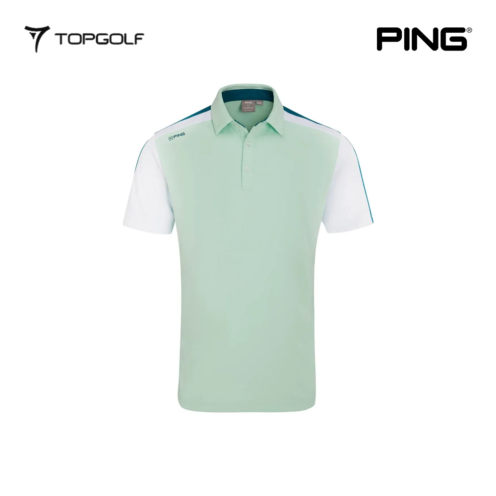 PING POLO SHIRT KELLY MISTY GREEN MULTI