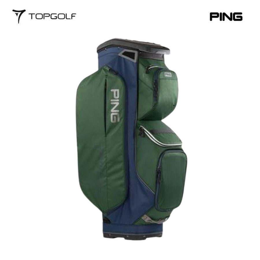 PING CADDIE BAG TRAVERSE 244 DARK GREEN/GREY/NAVY