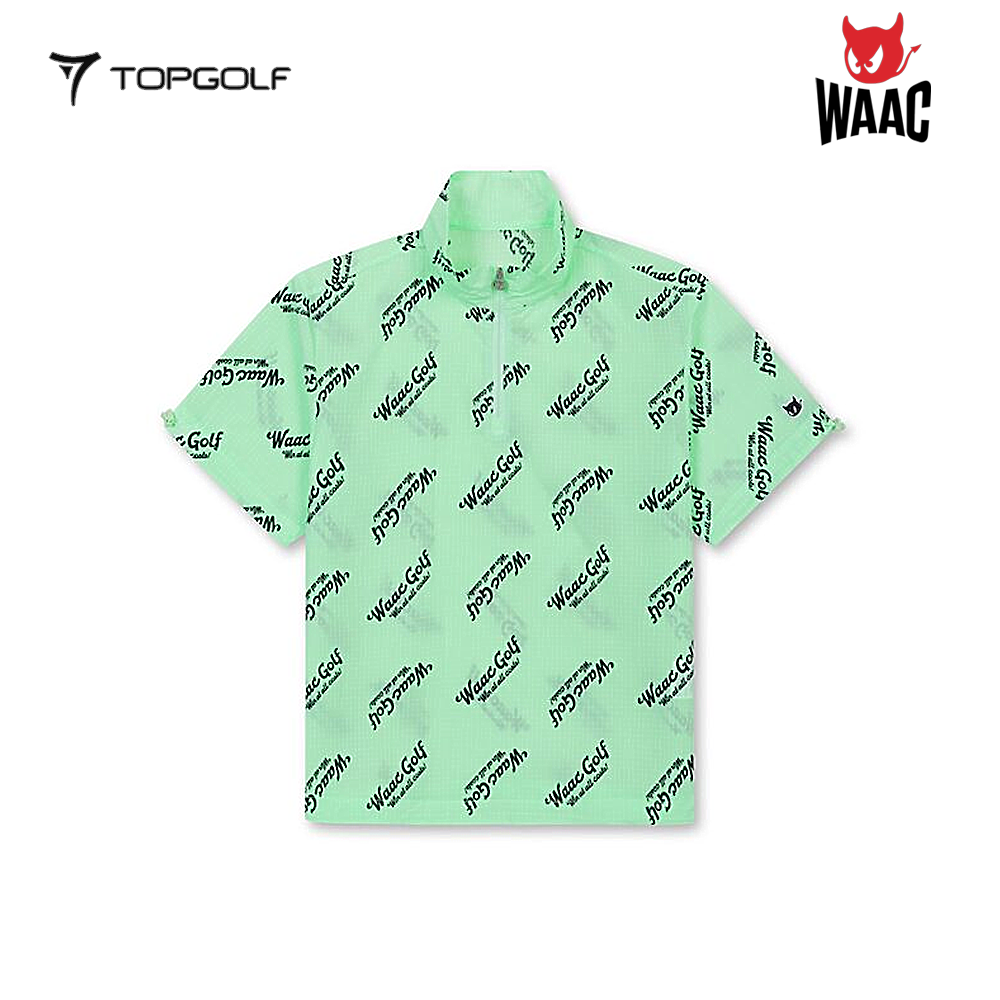 WAAC VEST W WOVEN SS QUARTER-ZIP WWVAM25203-YGX 25SS