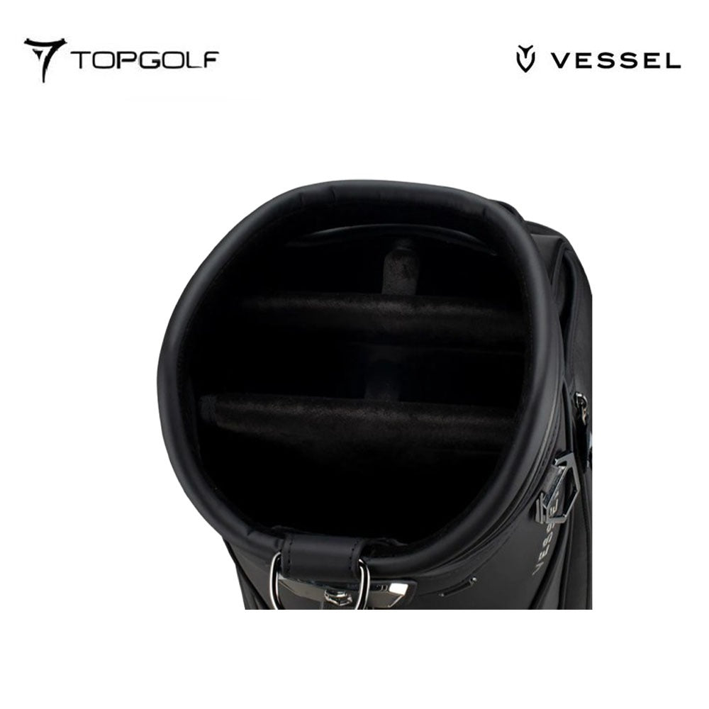 Vessel Staff Bag Prime Mini Prmini-Plbk Black tas golf
