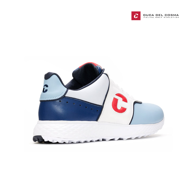 DUCA DEL COSMA SHOES M 124264-100 POSITANO WH/BLU/RED
