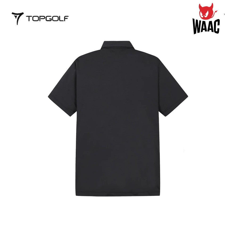 WAAC Polo Pria Player’s Edition Emblem Hitam – Golf Performance GRD