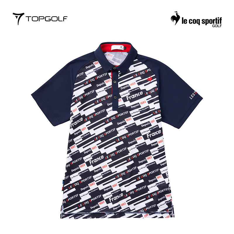 LE COQ POLO M LG4FHS03M ASIA SMU ALL OVER GRAPHIC NV00 24FW