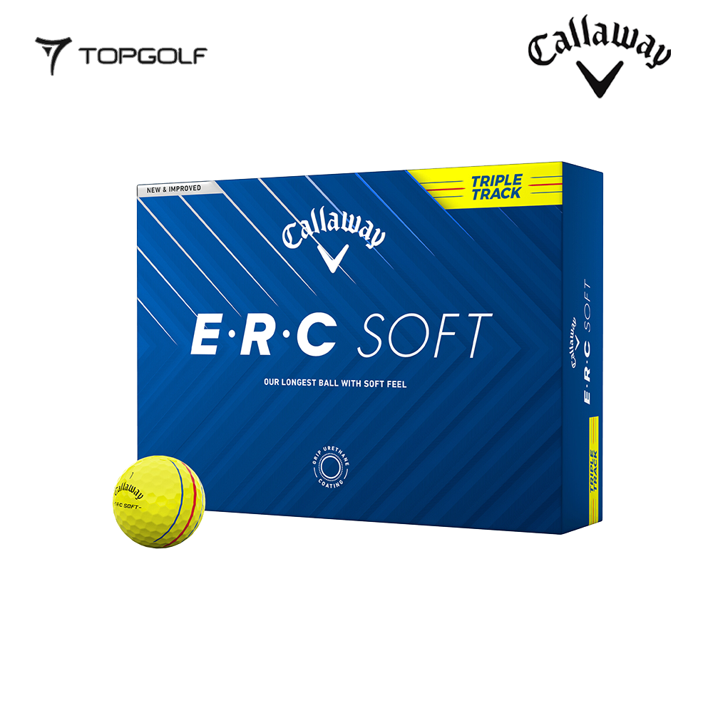 BALL CALLAWAY ERC SOFT TRIPLE TRACK 23 YELLOW