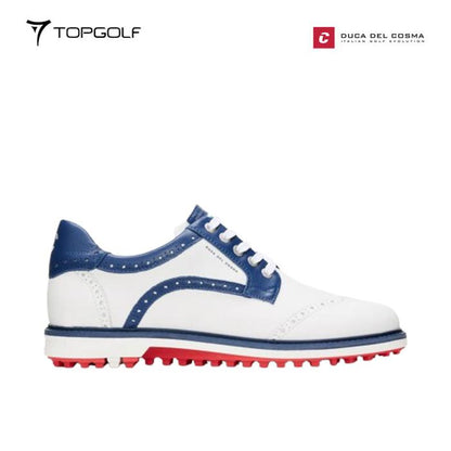 sepatu pria golf DUCA DEL COSMA SHOES M 124259-122 BARASSO WHITE