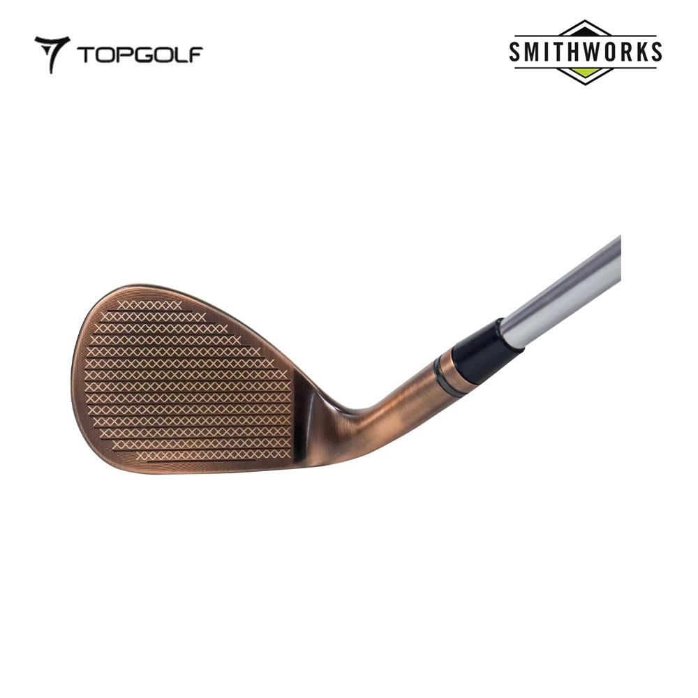 SMITHWORKS Wide Sole Laser Milled X-Spin Wedge Copper – Premium Tour-Conforming Wedge
