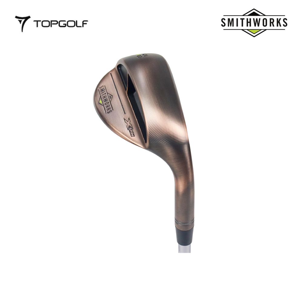 SMITHWORKS Wide Sole Laser Milled X-Spin Wedge Copper – Premium Tour-Conforming Wedge
