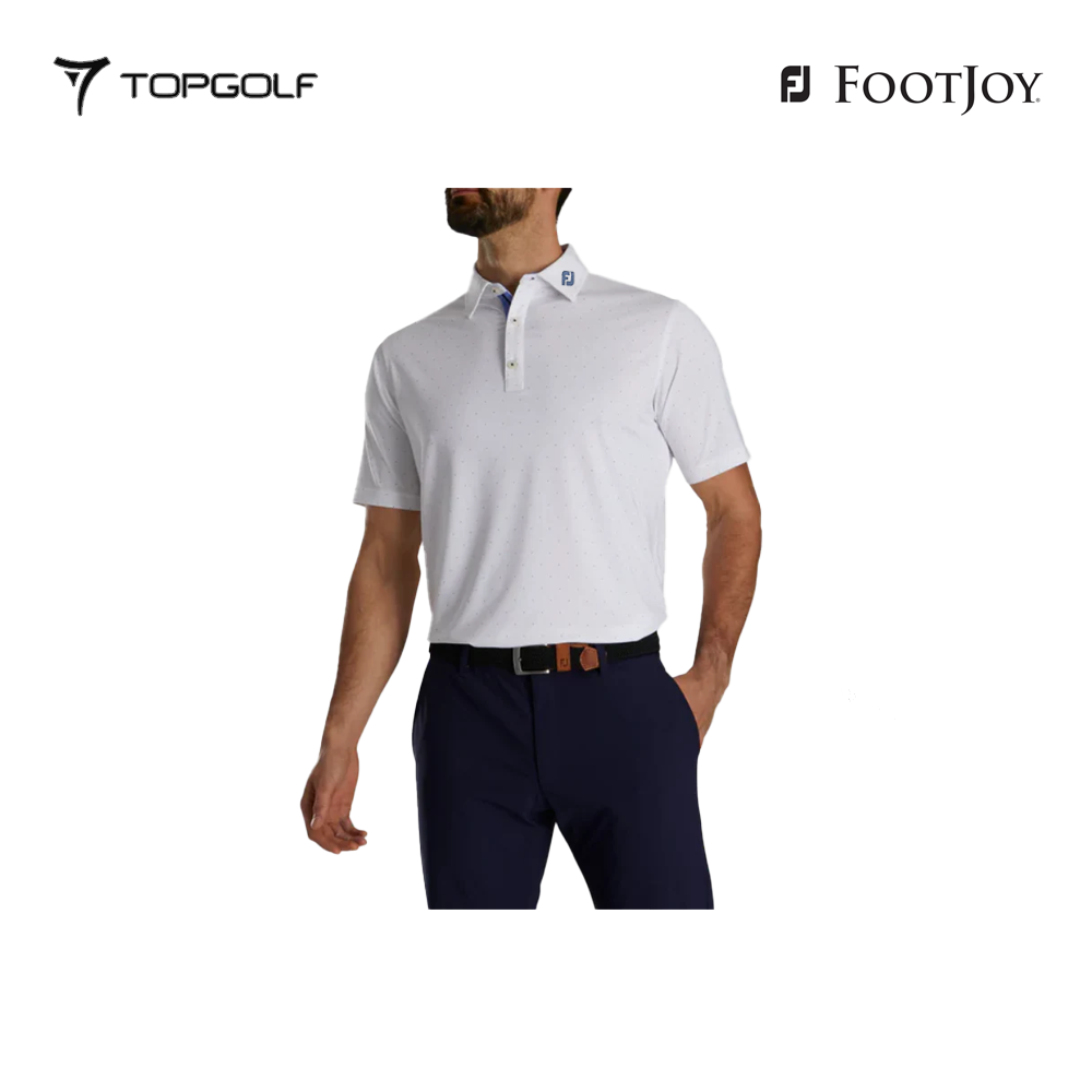 POLO SHIRT FOOTJOY 82059 MAN DF SPOT PRT LSL AF