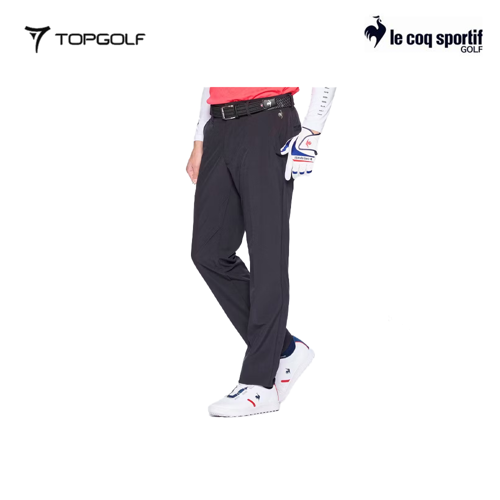 LE COQ PANTS MEN LG5SLP00M LCS SLACKS BLACK