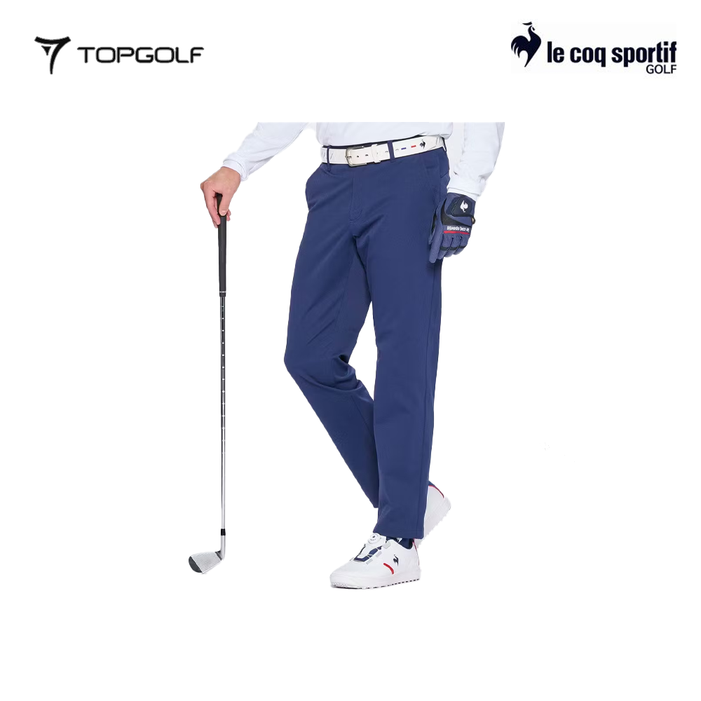 LE COQ PANTS MEN LG5SLP50M 9/10 SLACKS NAVY