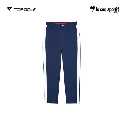 LE COQ PANTS WOMEN LG5SLP01L LONG WITH SIDE LINE NAVY
