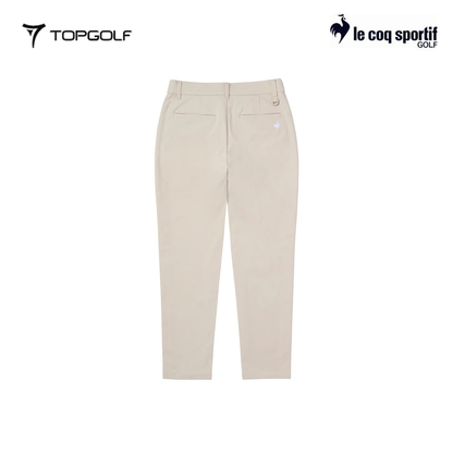 LE COQ PANTS WOMEN LG5SLP01L LONG WITH SIDE LINE BEIGE