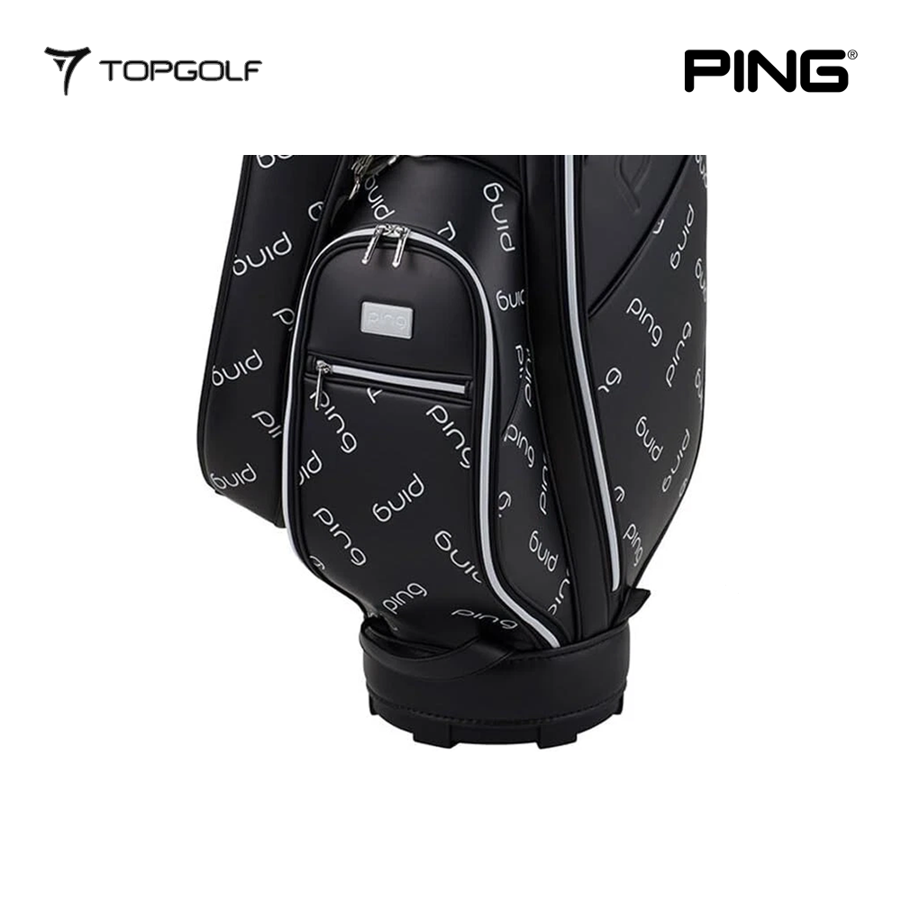 PING CADDIE BAG CB-L2503 MONOGRAM BLACK