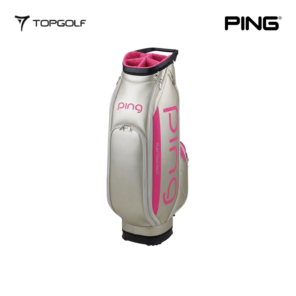 PING CADDIE BAG CB-L2501 COOL SILVER/PINK