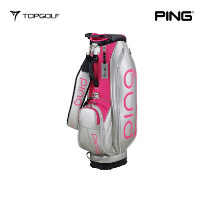 PING CADDIE BAG CB-L2501 COOL SILVER/PINK
