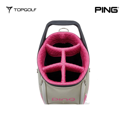 PING CADDIE BAG CB-L2501 COOL SILVER/PINK