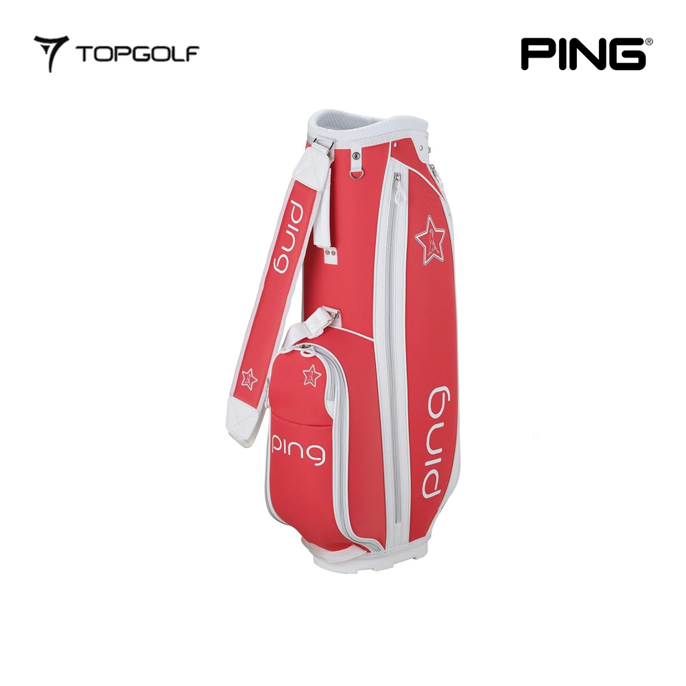 PING CADDIE BAG CB-L2504 CASUAL CORAL RED