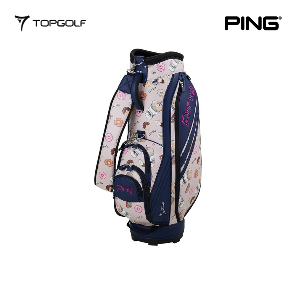 PING CADDIE BAG CB-L2505 DONUTS PINK/NAVY
