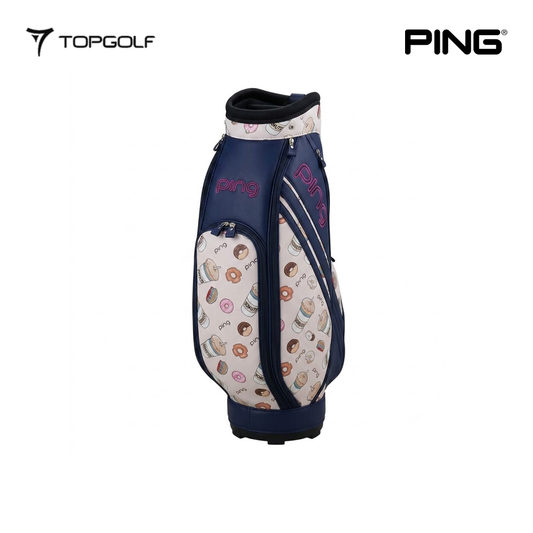 PING CADDIE BAG CB-L2505 DONUTS PINK/NAVY