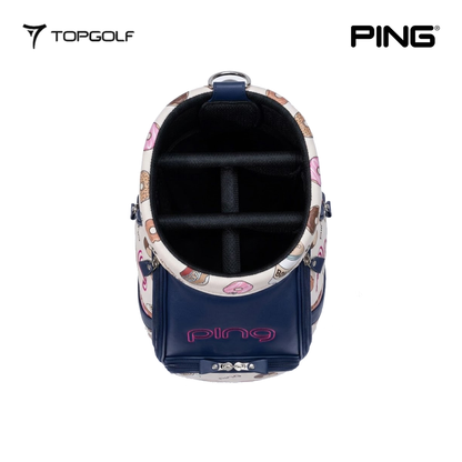 PING CADDIE BAG CB-L2505 DONUTS PINK/NAVY