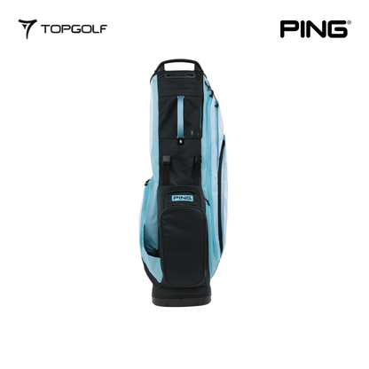 PING STAND BAG HOOFER 231 26 BLACK/CRYSTAL/MILKY BLUE